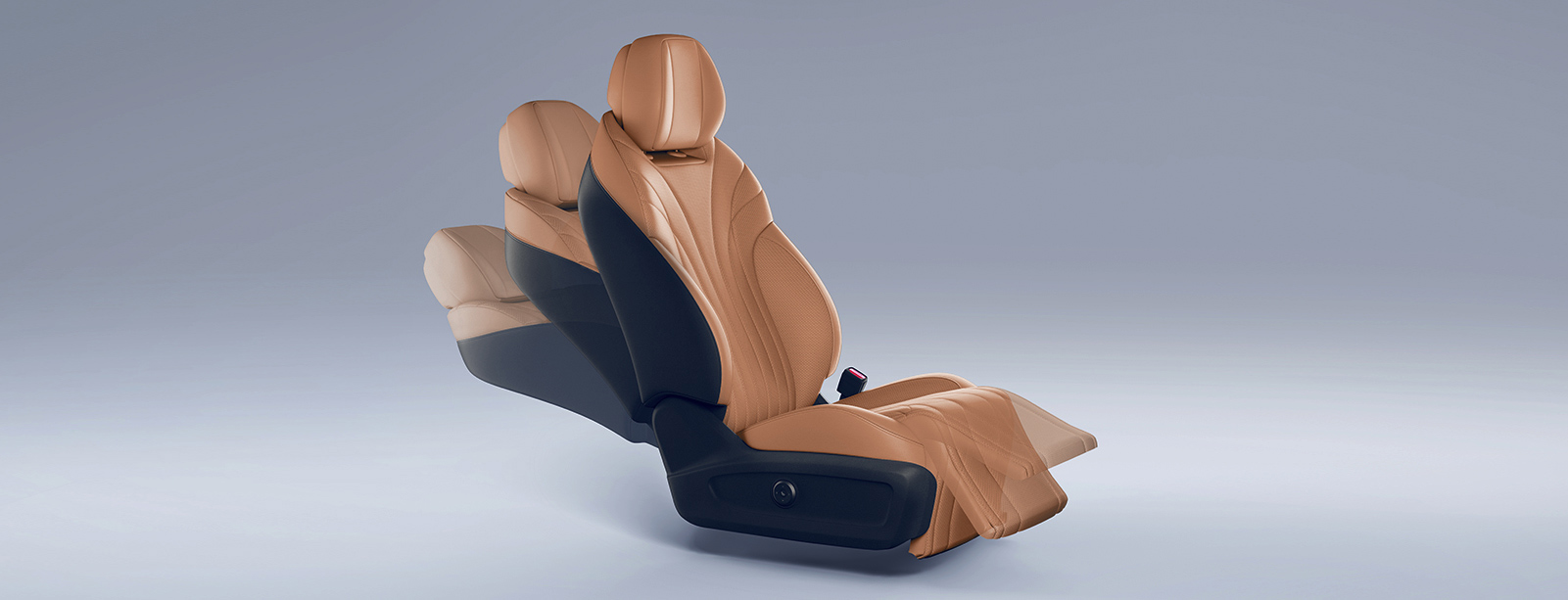 Spacious 7-seat configuration with premium leather